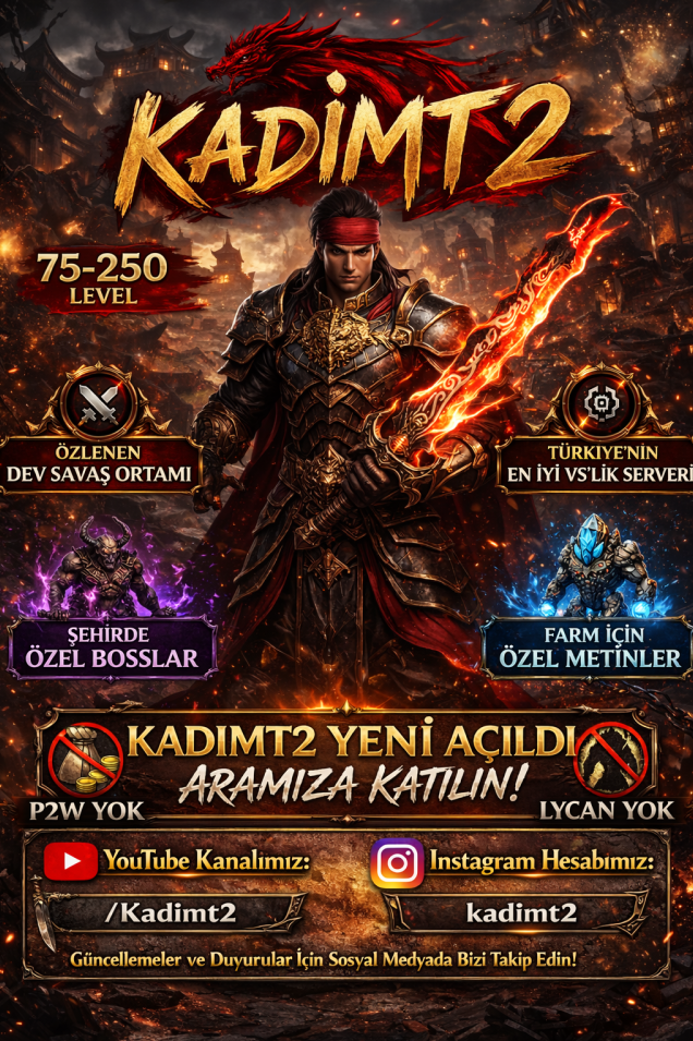 KadiMt2  75-250 Metin2 PvP SERVER