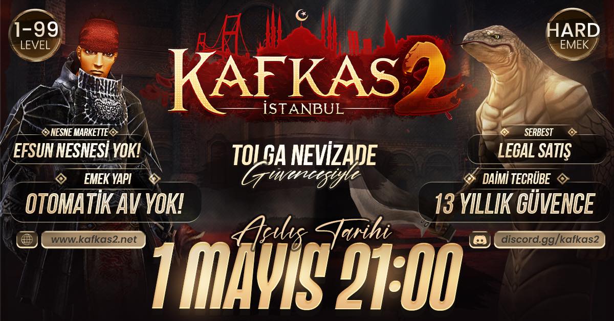 Kafkas2 1-99 HardSchool PvP SERVER
